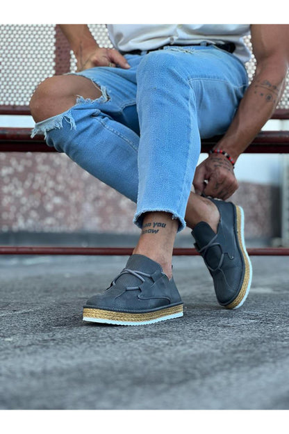 WG015 Gri Erkek Casual Ayakkabı