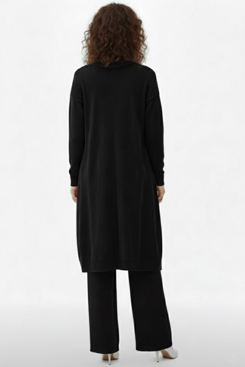 Üçlü takım siyah