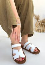 Kooni Beyaz Cilt Terlik