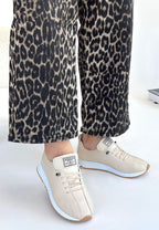 Fiert Bej Cilt Bağcıklı Spor Ayakkabı