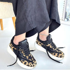 Mark Leopar Süet Bağcıklı Spor Ayakkabı