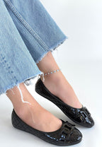 Lawy Siyah Rugan Babet Ayakkabı