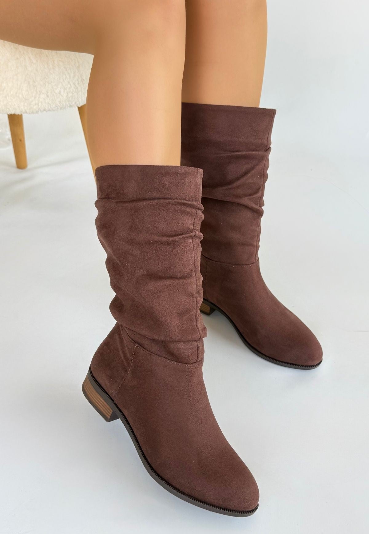 Plod Kahverengi Süet Çizme