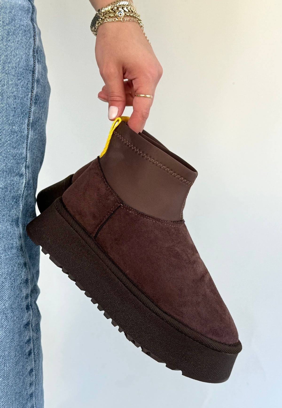 Cuen Kahverengi Süet Bot