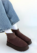 Cuen Kahverengi Süet Bot