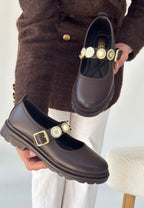 Okira Kahverengi Cilt Oxford Ayakkabı