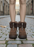 Zinya Kahverengi Süet Bot