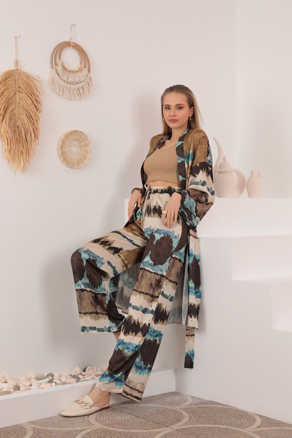 Saten%20Kumaş%20Batik%20Desen%20Kadın%20Kimono-Mavi