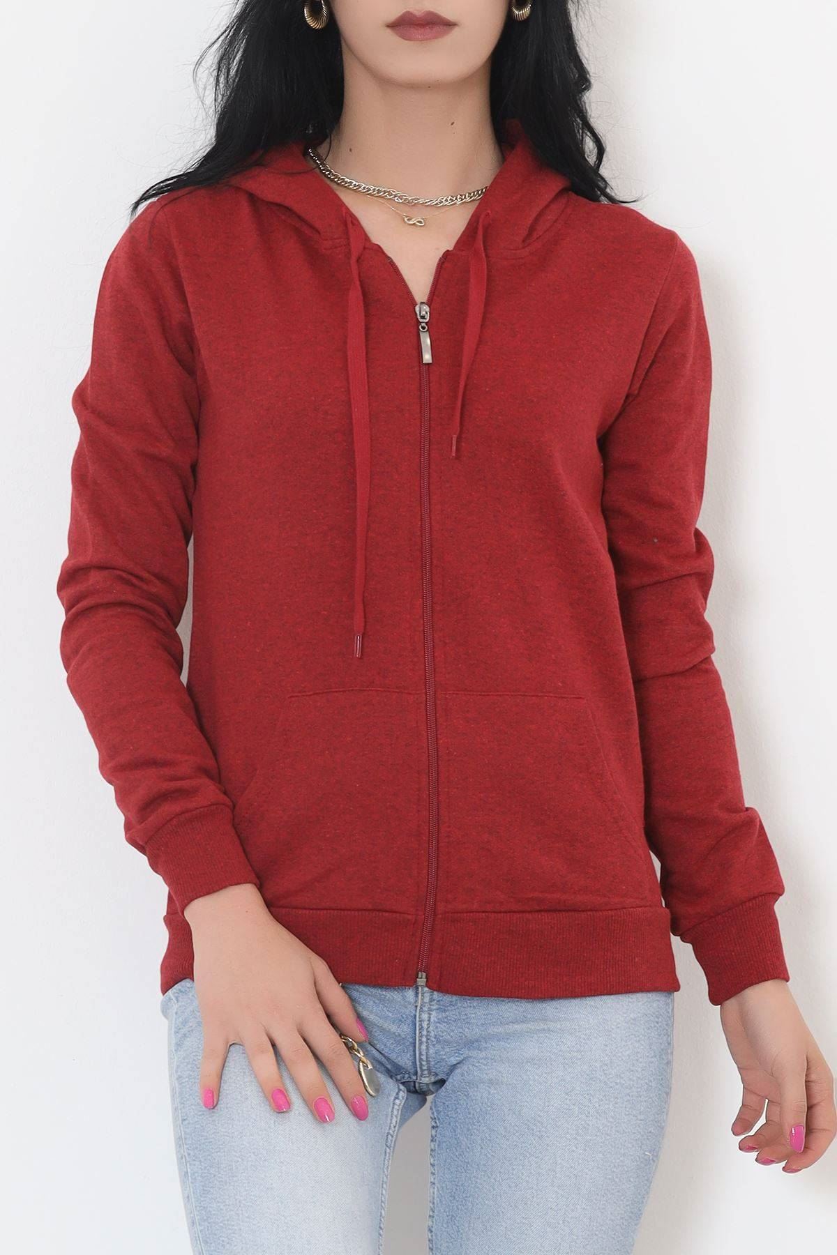 İç%20Tüylü%20Kapşonlu%20Fermuarlı%20Sweat%20Bordo%20-%2011866.108.