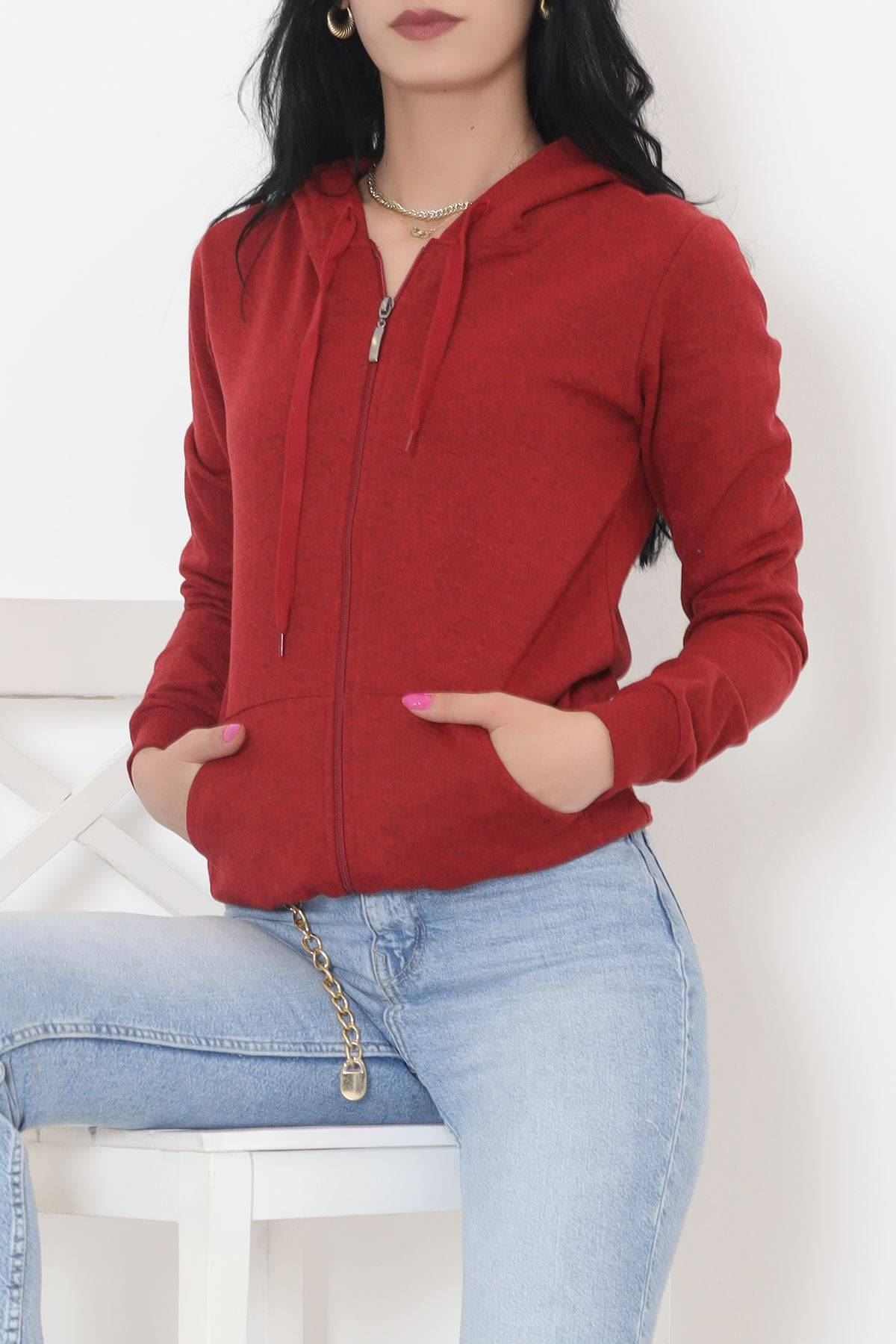 İç%20Tüylü%20Kapşonlu%20Fermuarlı%20Sweat%20Bordo%20-%2011866.108.