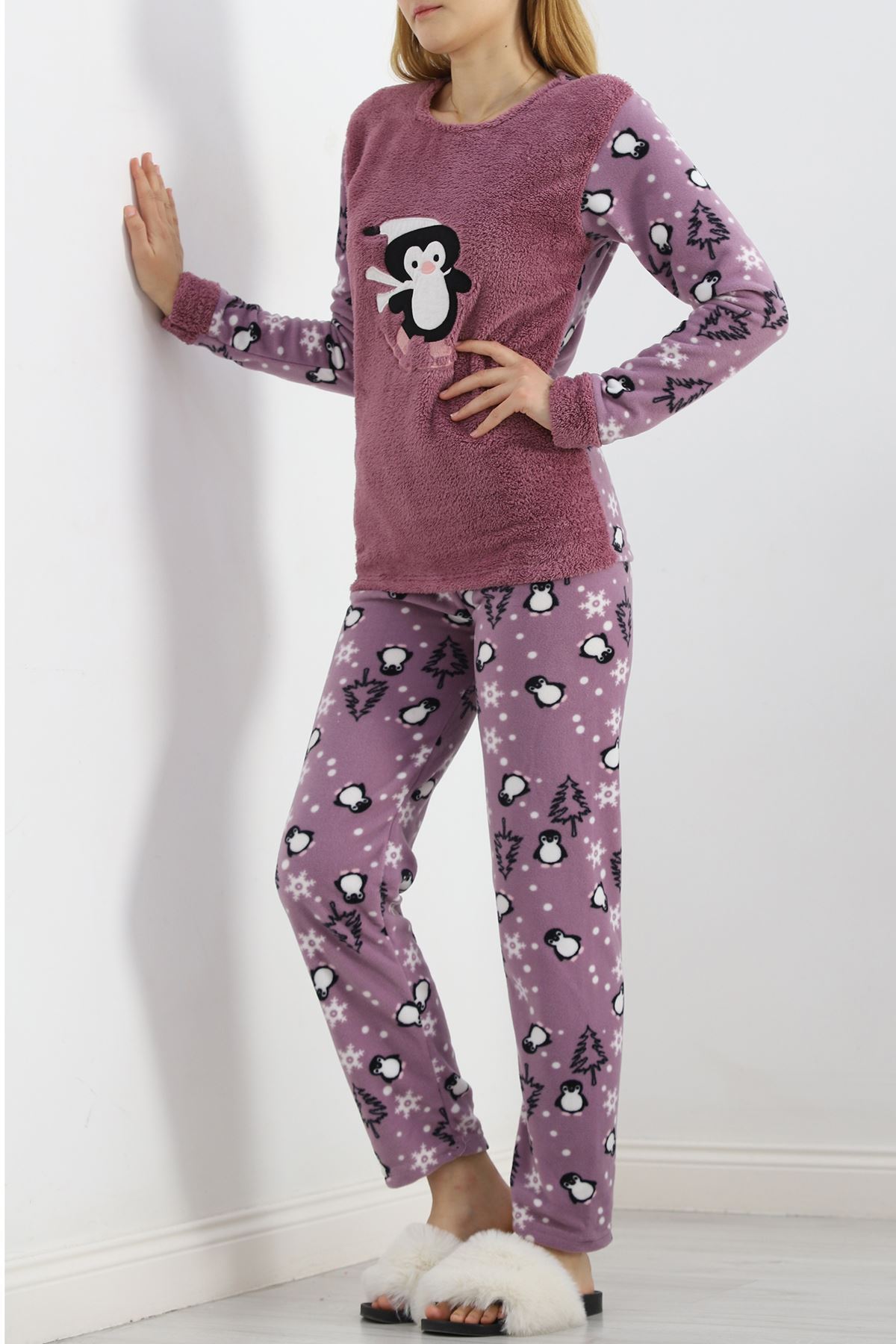 Peluş%20Polar%20Pijama%20Takımı%20Lila%20-%2019178.1050.