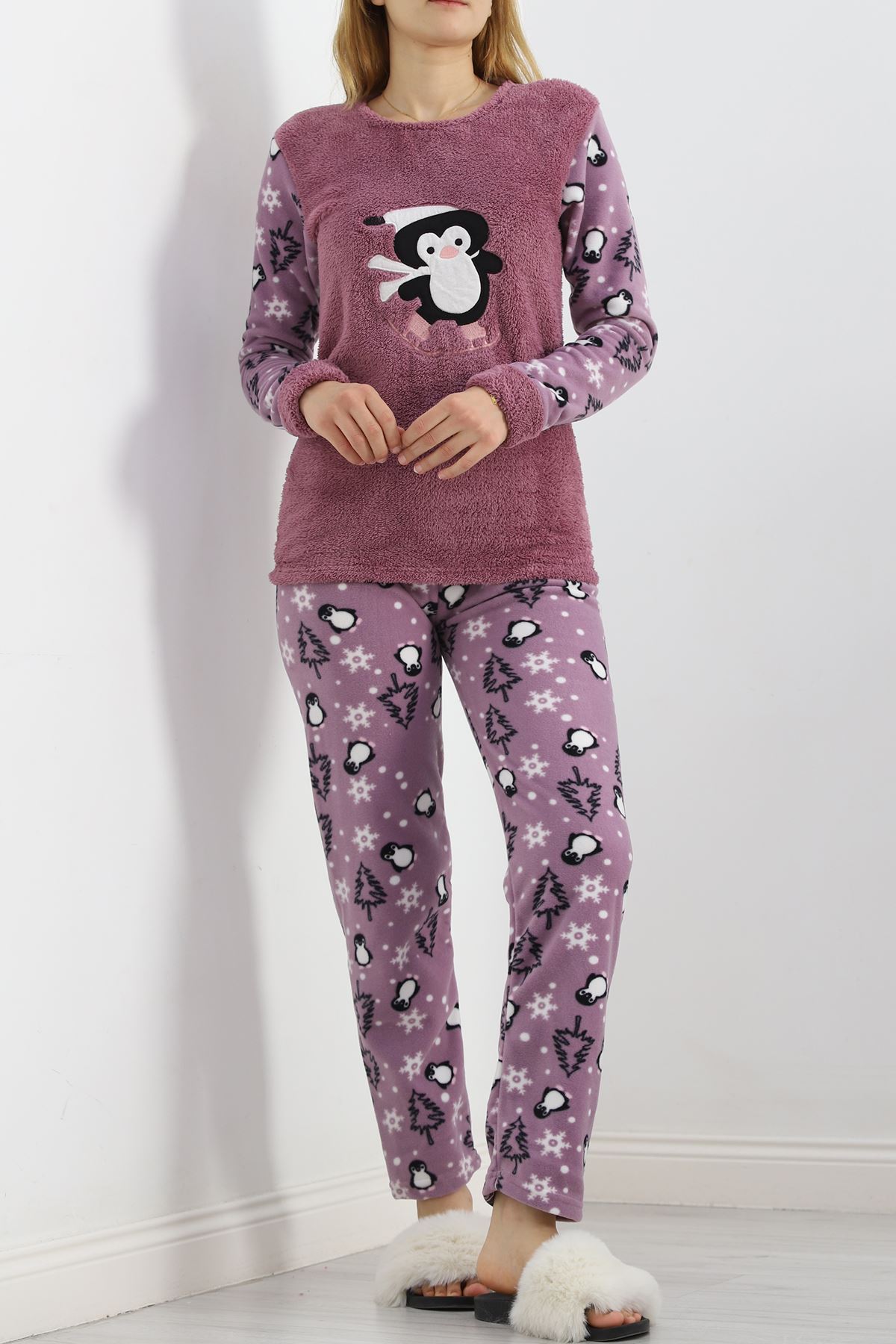 Peluş%20Polar%20Pijama%20Takımı%20Lila%20-%2019178.1050.