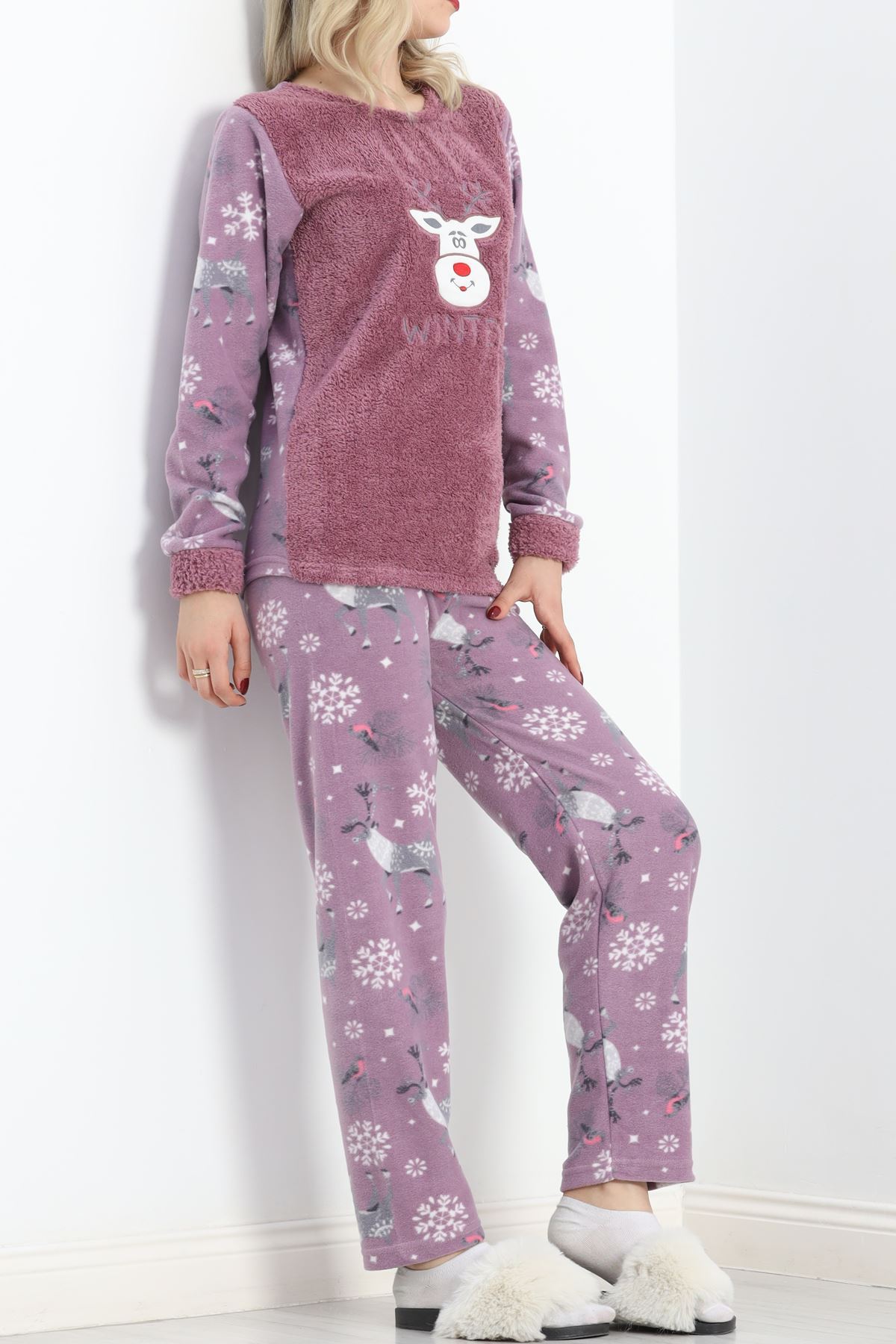 Peluş%20Polar%20Pijama%20Takımı%20Lilagri%20-%2019178.1050.