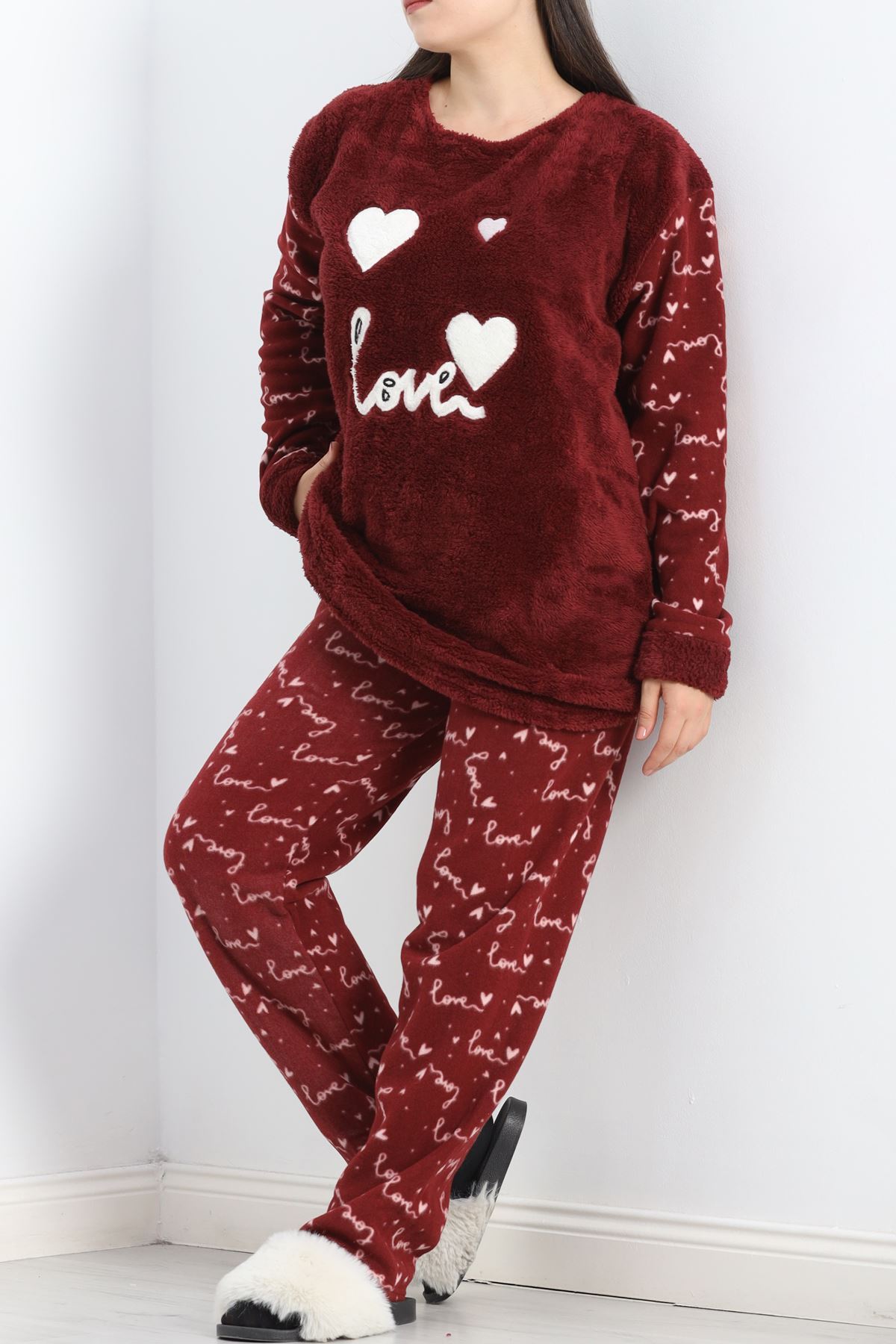 Battal%20Polar%20Pijama%20Takımı%20Bordo%20-%2019199.1048.