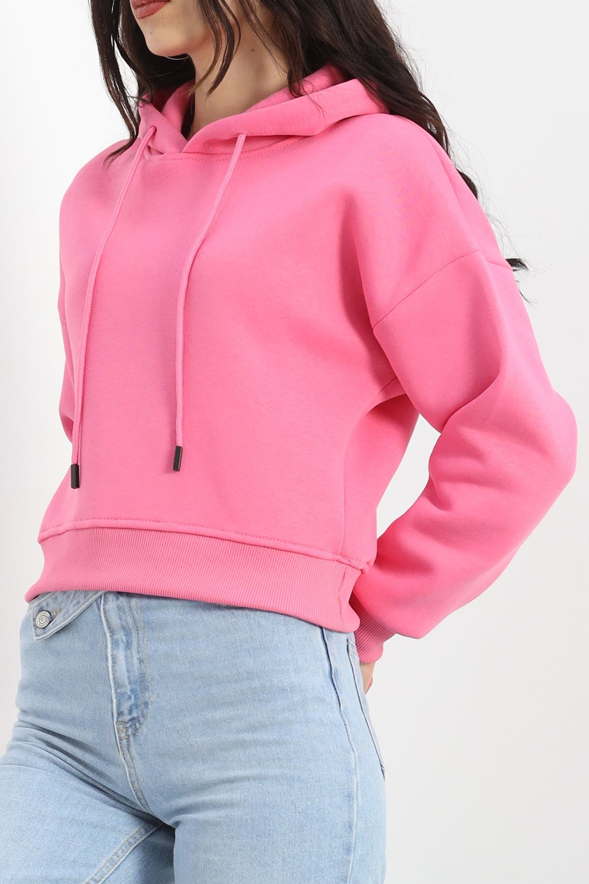 Kapşonlu%20Crop%20Sweat%20Pembe%20-%2020959.1878.