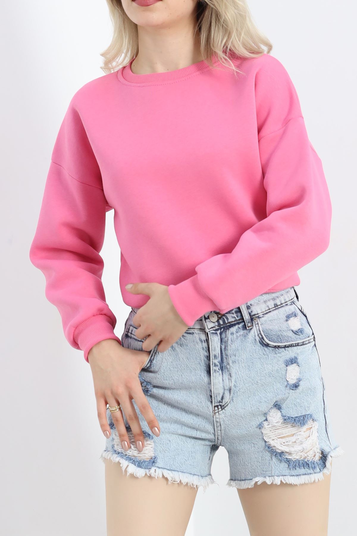 Bisiklet%20Yaka%203%20İplik%20Crop%20Sweat%20Pembe%20-%2020968.1878.