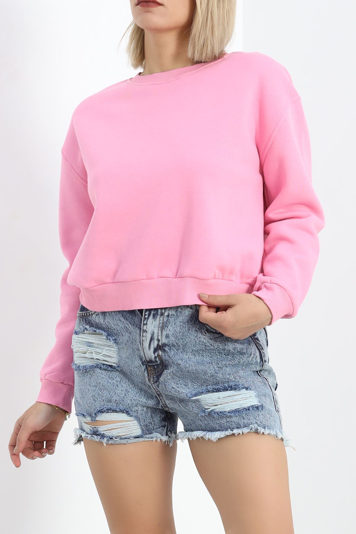 Bisiklet%20Yaka%20Sweat%20Pembe%20-%2021614.200.