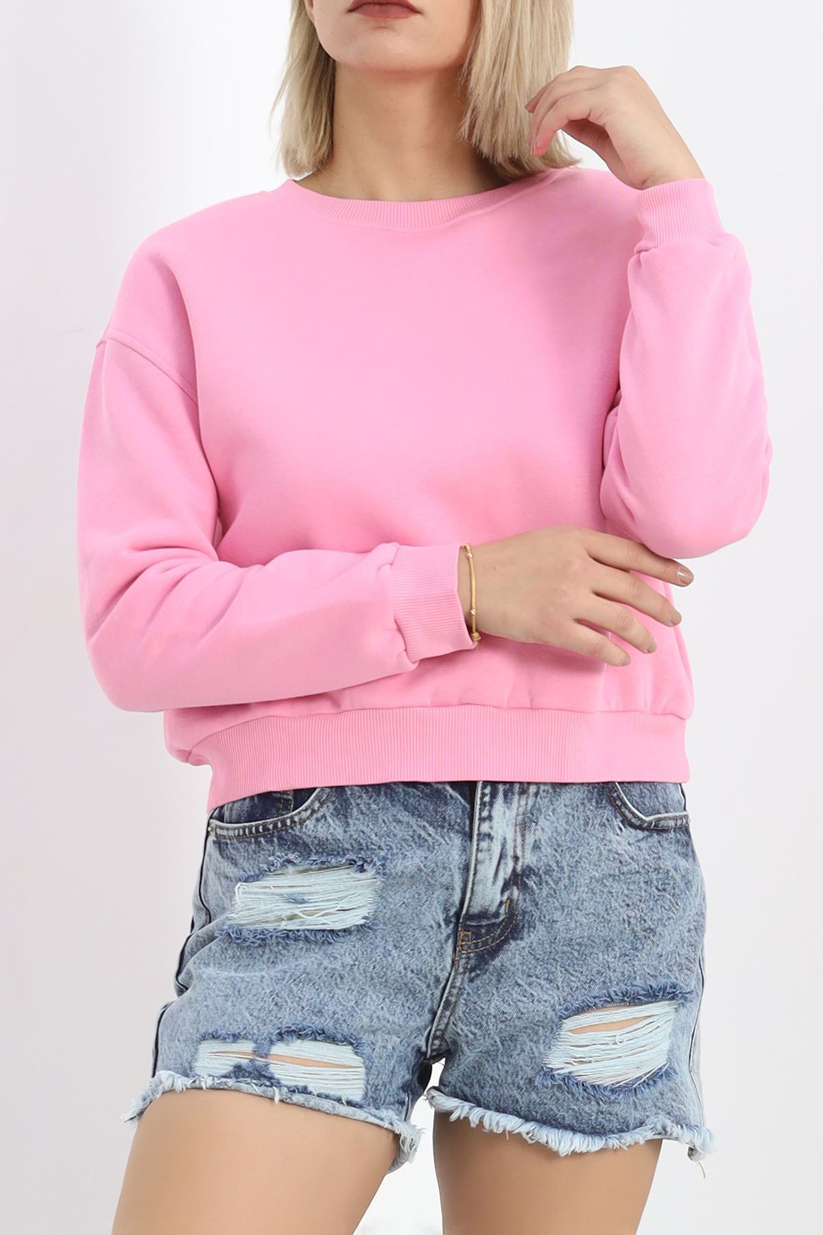 Bisiklet%20Yaka%20Sweat%20Pembe%20-%2021614.200.