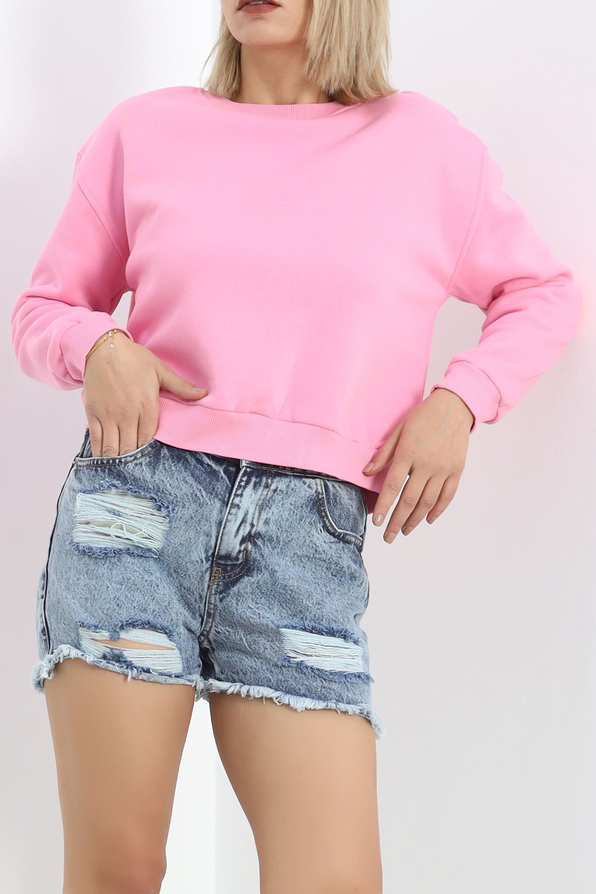 Bisiklet%20Yaka%20Sweat%20Pembe%20-%2021614.200.